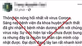 Đề nghị Facebook, Google ngăn chặn, gỡ bỏ thông tin thất thiệt về dịch viêm phổi Vũ Hán