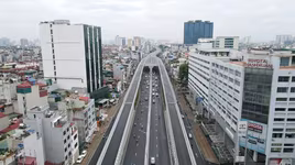 Từ ngày 9-11, ô tô có thể lưu thông trên đường vành đai 2 trên cao Ngã Tư Sở - Ngã Tư Vọng 