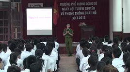 Phòng Cảnh sát PCCC Hà Nội tuyên truyền Luật PCCC cho học sinh