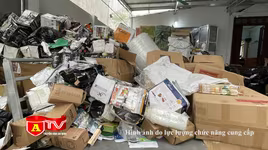 Đột kích cơ sở bán hàng online các sản phẩm nhập lậu và giả mạo nhãn hiệu
