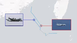 [Info] Trinh sát cơ Mỹ - Trung Quốc bất ngờ lướt qua mặt nhau gần Đài Loan