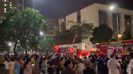 Xử lý kịp thời đám cháy tầng 19 khu Park Hill, quận Hoàng Mai