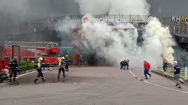  Xử lý nhanh tình huống cháy giả định tại nhà hàng trong Siêu thị BigC