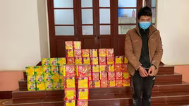 Bắt đối tượng vận chuyển gần 1 tạ pháo nổ
