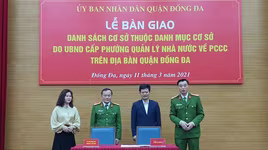 Bàn giao cơ sở thuộc diện quản lý nhà nước về phòng cháy, chữa cháy cho cấp phường 