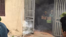 Thực tập phương án chữa cháy, cứu nạn cho Tổ liên gia an toàn PCCC