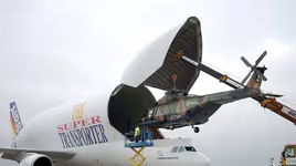 Máy bay Airbus Beluga A300-600ST thể hiện năng lực vận tải lớn hơn cả An-225