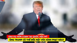 [CLIP] Sau vụ hỗn loạn tại Quốc hội Mỹ, ông Trump có thể đối mặt với vấn đề pháp lý nào?