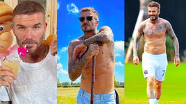 David Beckham cởi trần khoe thân hình săn chắc, tiết lộ bí quyết trẻ lâu ở tuổi 46