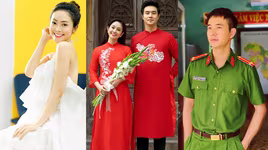 Anh công an xã 'Phố trong làng' hạnh phúc bên vợ là ‘MC có nụ cười đẹp nhất VTV'