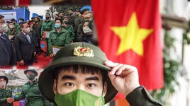 Ấn tượng hình ảnh gặp gỡ động viên thanh niên Thủ đô tình nguyện nhập ngũ năm 2022