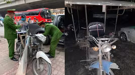 Xử lý nghiêm tình trạng xe 3 bánh tự chế vi phạm trật tự an toàn giao thông