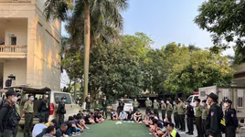 Truy quét sới gà cực lớn núp sâu trong trang trại