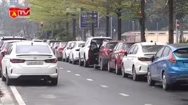 Bố trí điểm đỗ xe cho khách đi tàu Nhổn - ga Hà Nội