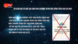 Bộ GD-ĐT cảnh báo chương trình học bổng tiếng Anh giả mạo