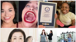 Những phụ nữ giữ kỷ lục Guinness thế giới về tự nhiên cơ thể