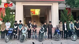 Xử lý nhóm thanh, thiếu niên sử dụng hung khí gây rối trật tự