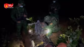 Bắt hai đối tượng vận chuyển 160kg thuốc nổ vượt biên sang Việt Nam