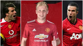 [ẢNH] Van de Beek và những "người Hà Lan bay" nổi tiếng nhất từng khoác áo M.U