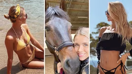 [ẢNH] Cô vợ xinh đẹp của sao Dortmund dấn thân vào làng đua ngựa