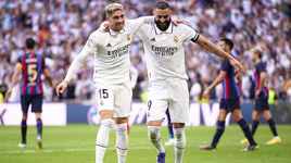 Benzema che mờ Lewandowski, Real đè bẹp Barca ở Siêu kinh điển