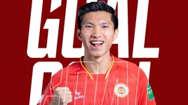 Xem Đoàn Văn Hậu ghi bàn thắng đầu tiên cho CLB Công an Hà Nội