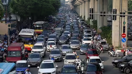 Phân làn riêng cho ô tô, xe máy trên đường Nguyễn Trãi từ 6-8