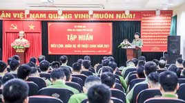 Thực hiện nghiêm Điều lệnh Công an nhân dân, tạo chuyển biến về văn hóa ứng xử, kỷ luật, kỷ cương 