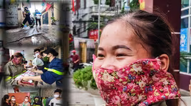 [ẢNH] Ánh mắt xúc động của người lao động nghèo trước nghĩa tình sẻ chia của Công an Thủ đô và các nhà hảo tâm