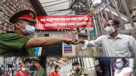 [ẢNH] Nghĩa tình Công an nhân dân sẻ chia với cư dân "xóm chạy thận" đang gồng mình vượt khó trong đại dịch