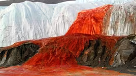 Bí ẩn thác nước "chảy máu" ở Nam Cực