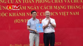  Quận Ba Đình ra mắt mô hình "Chung cư an toàn phòng cháy, chữa cháy"