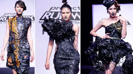 Nhà thiết kế nhọc nhằn biến rác thành váy dạ hội