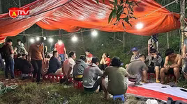 Nghẹt thở vây ráp sới bạc xóc đĩa tổ chức trong rừng tràm