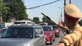 Cửa ngõ Thủ đô đông đúc ngày trở lại sau kỳ nghỉ lễ 