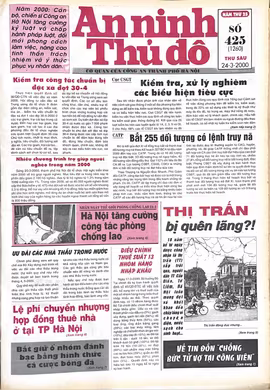 Báo An ninh Thủ đô số 01260, ngày 24/3/2000