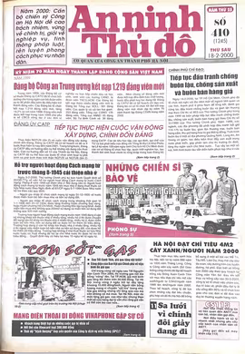 Báo An ninh Thủ đô số 01245, ngày 18/2/2000