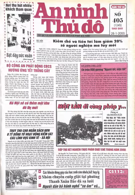 Báo An ninh Thủ đô số 01240, ngày 28/01/2000