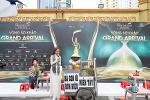 Thí sinh Miss Grand Vietnam 2025 mang đặc sản quê hương lên sân khấu