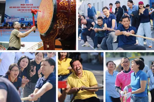 Ngày hội thể thao tràn ngập tiếng cười của những người làm báo Thủ đô