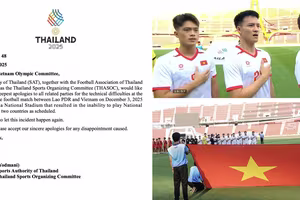 Chủ nhà Thái Lan xin lỗi Việt Nam về 'sự cố' quốc ca