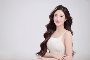 Nhan sắc gây "sốt" của "Hoa khôi Thanh lịch Hà Nội" Đinh Hoài An 