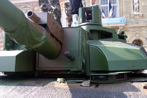 Ý tưởng độc đáo: Ghép tháp pháo xe tăng Leclerc lên khung gầm chiến xa T-80