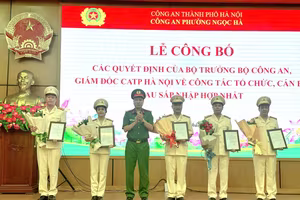 Công an phường Ngọc Hà nhanh chóng bắt tay vào nhiệm vụ