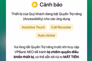 Cảnh báo thủ đoạn chiếm quyền điều khiển điện thoại android thông qua quyền trợ năng (accessibility) trên thiết bị