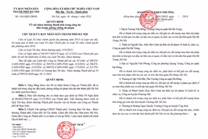 Chủ tịch UBND TP Hà Nội tặng bằng khen 6 cá nhân thuộc CATP