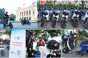 Cận cảnh xe đạp điện công cộng lần đầu có mặt và đang được trải nghiệm miễn phí ở Hà Nội