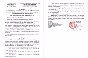 Hà Nội khen thưởng đột xuất các cá nhân khám phá vụ án vận chuyển trái phép chất ma túy