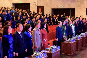 Phiên trọng thể Đại hội đại biểu Đoàn TNCS Hồ Chí Minh thành phố Hà Nội lần thứ XVII 