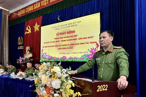 Phát huy tinh thần “Ba nhất”, xây dựng lực lượng Công an xã kỷ cương, tận tụy, vì dân phục vụ